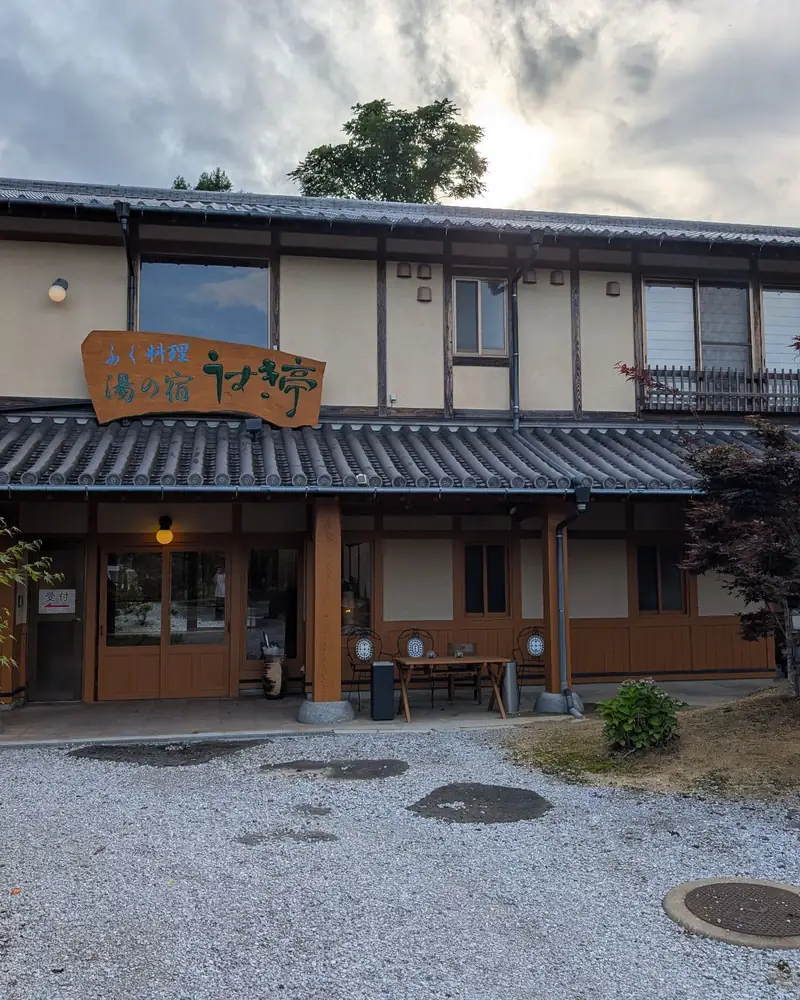 一日の終わりに着いた宿の風景