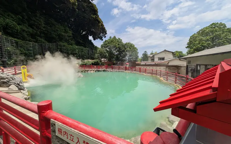 別府の温泉街を歩いた旅の風景
